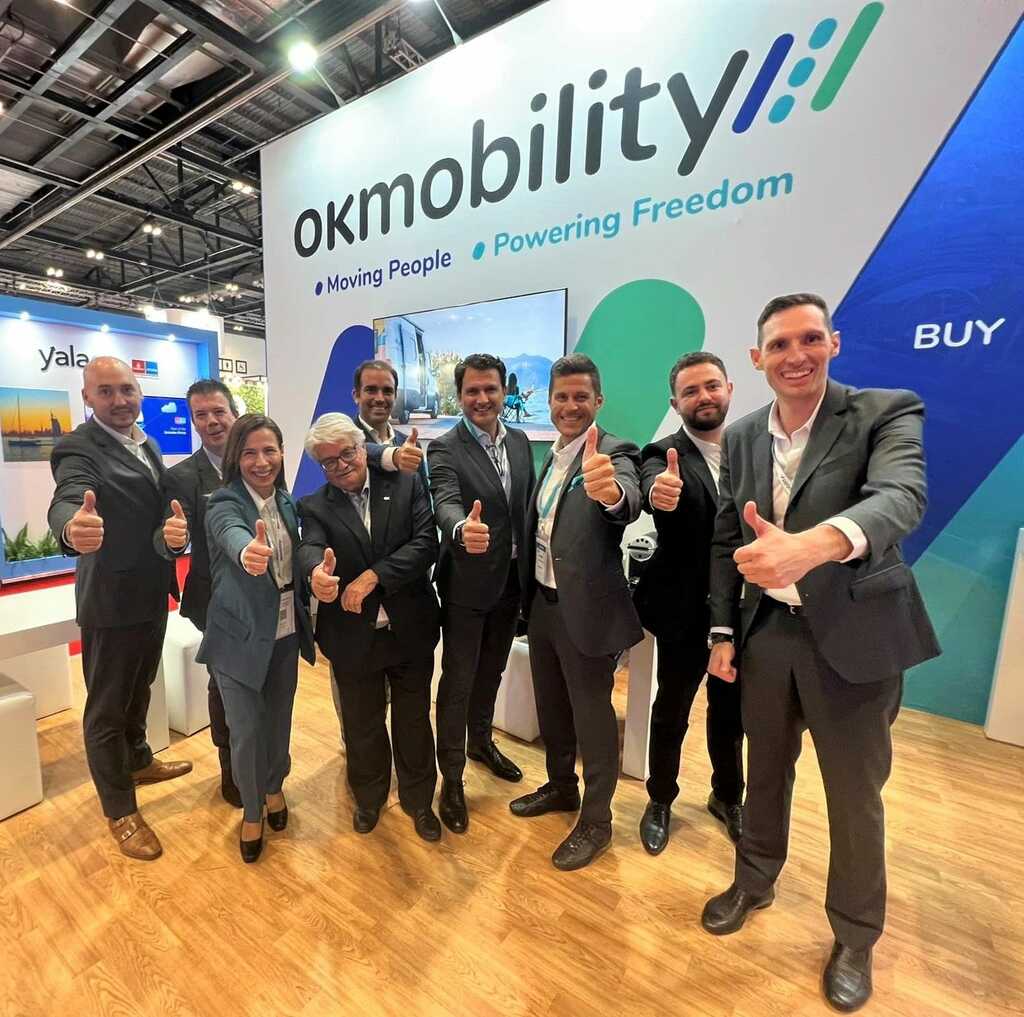 The OK Mobility stand at WTM London was a great success!