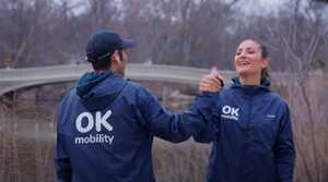 Nagore Robles and Jose Obando run New York City Half Marathon with OK Mobility