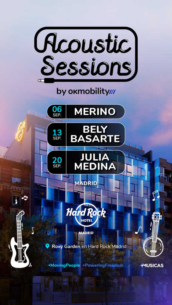 Las Acoustic Sessions by OK Mobility llegan a Madrid de la mano de Hard Rock Hotel Madrid