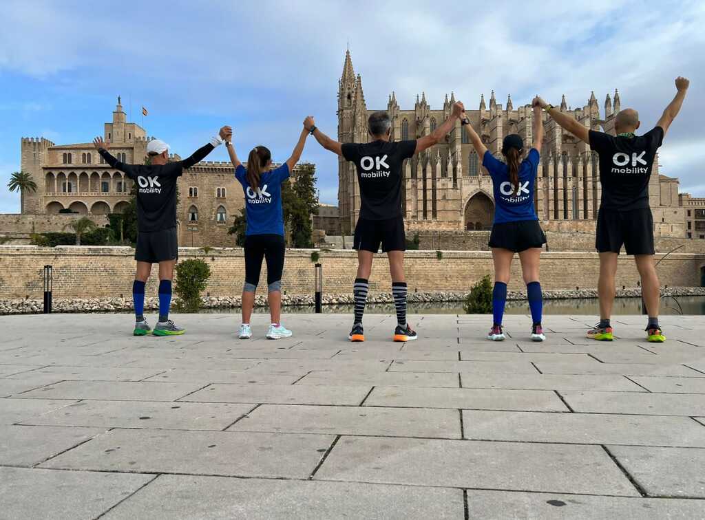 310 OK Mobility challenge completed! Five athletes go around Mallorca in “non-stop” relays