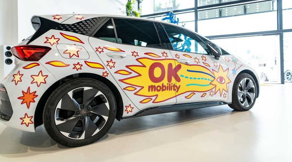 We reveal the OK Mobility X Ricardo Cavolo artistic project