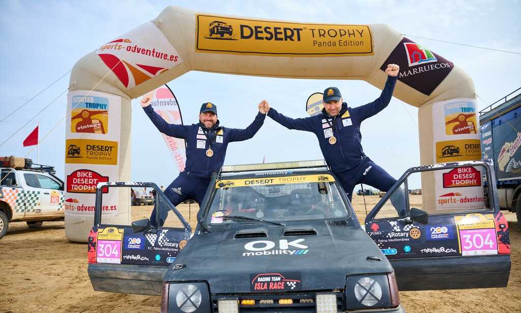 OK Mobility supports the solidarity challenge of the Palma Local Police in the Desert Trophy 2025