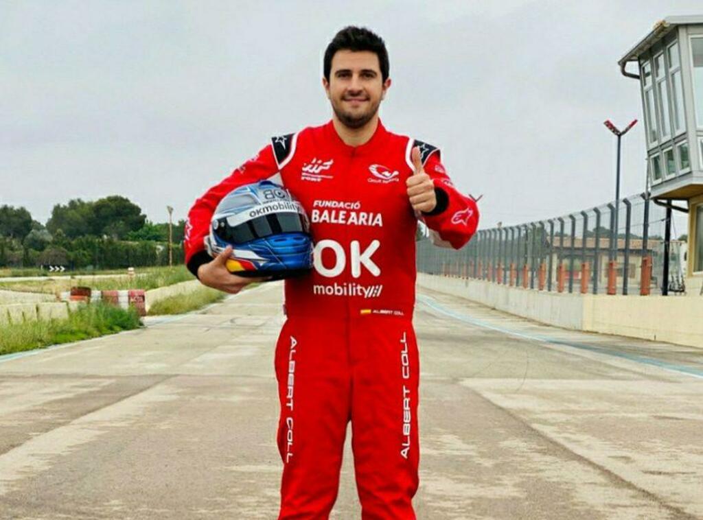 Driver Albert Coll partners with OK Mobility for his 2021 season project