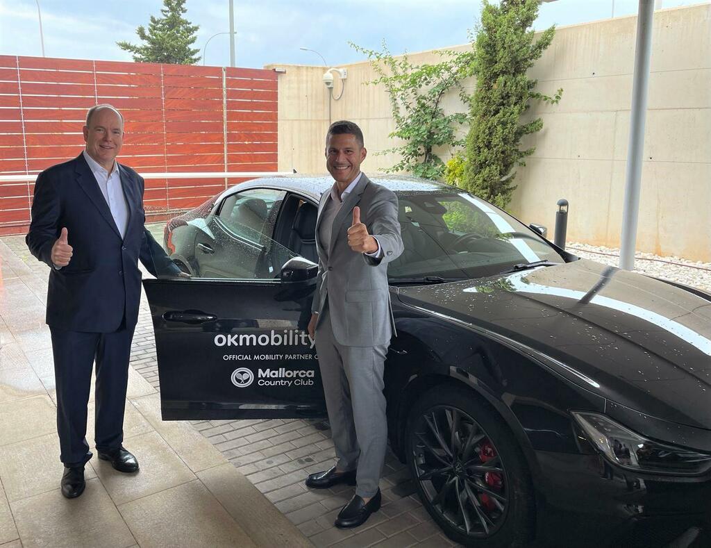 Alberto de Mónaco confía en OK Mobility para asistir a la inauguración del Mallorca Country Club