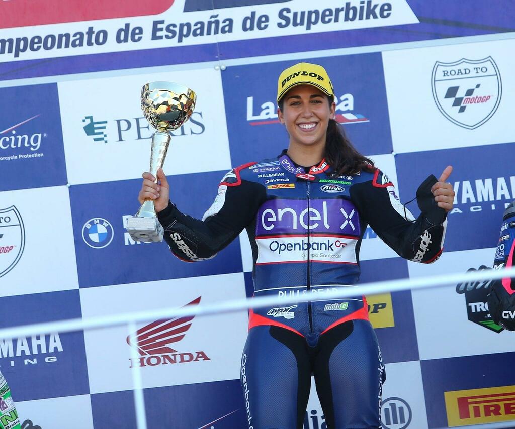 María Herrera wins the 2021 Spanish SBK Championship