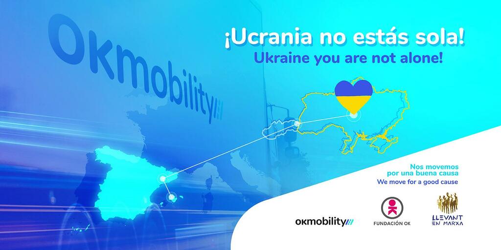 OK Mobility se suma a la misión humanitaria “Ucrania no estás sola” de la ONG Llevant en Marxa